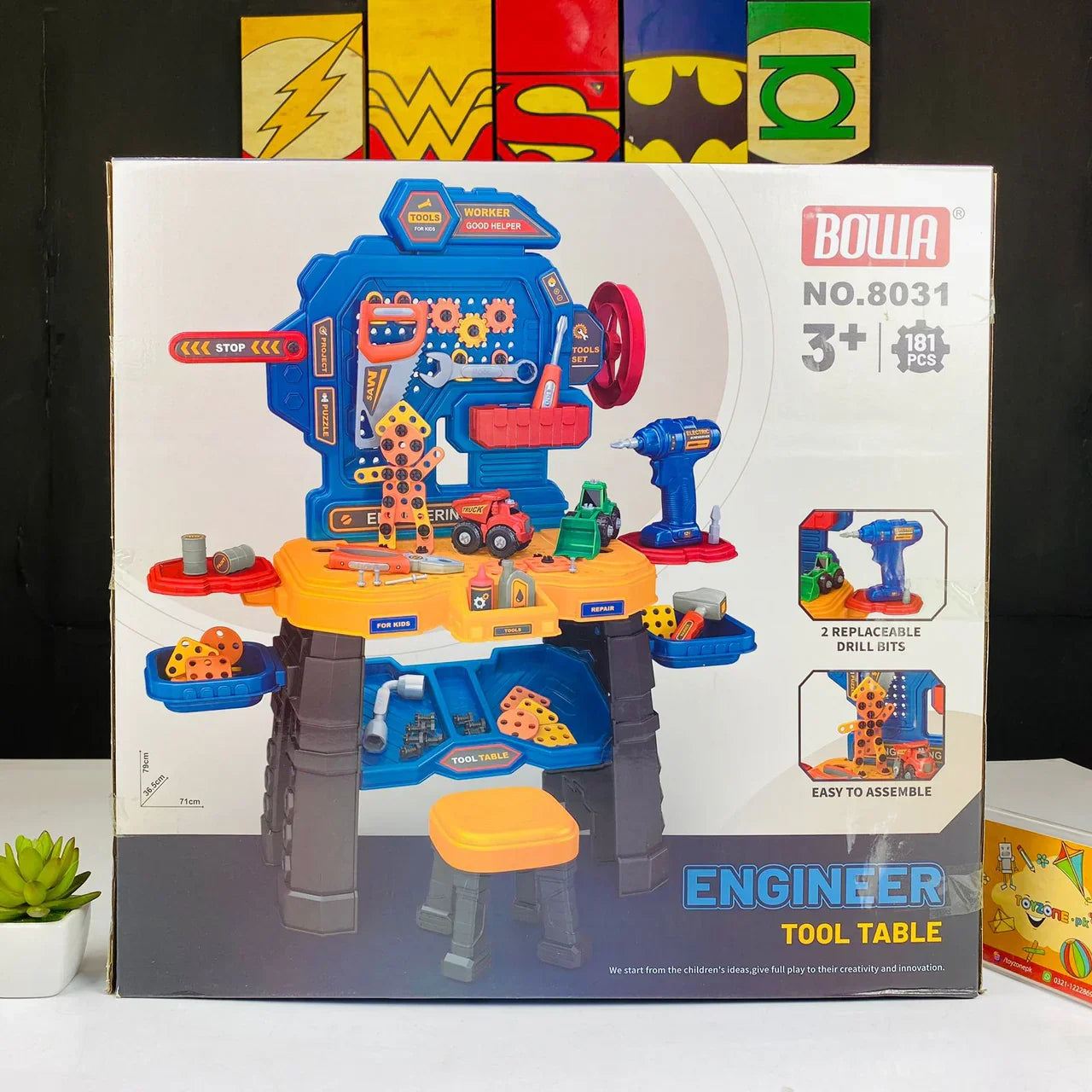DIY Engineer Tool Table – Construction Playset for Kids
