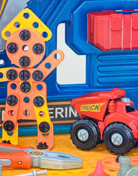 DIY Engineer Tool Table – Construction Playset for Kids
